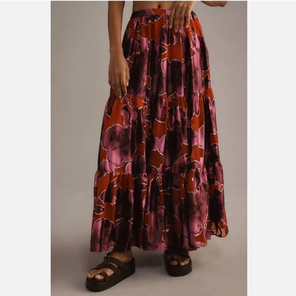 Brand New Hutch Tiered Maxi Skirt - Picture 4 of 5